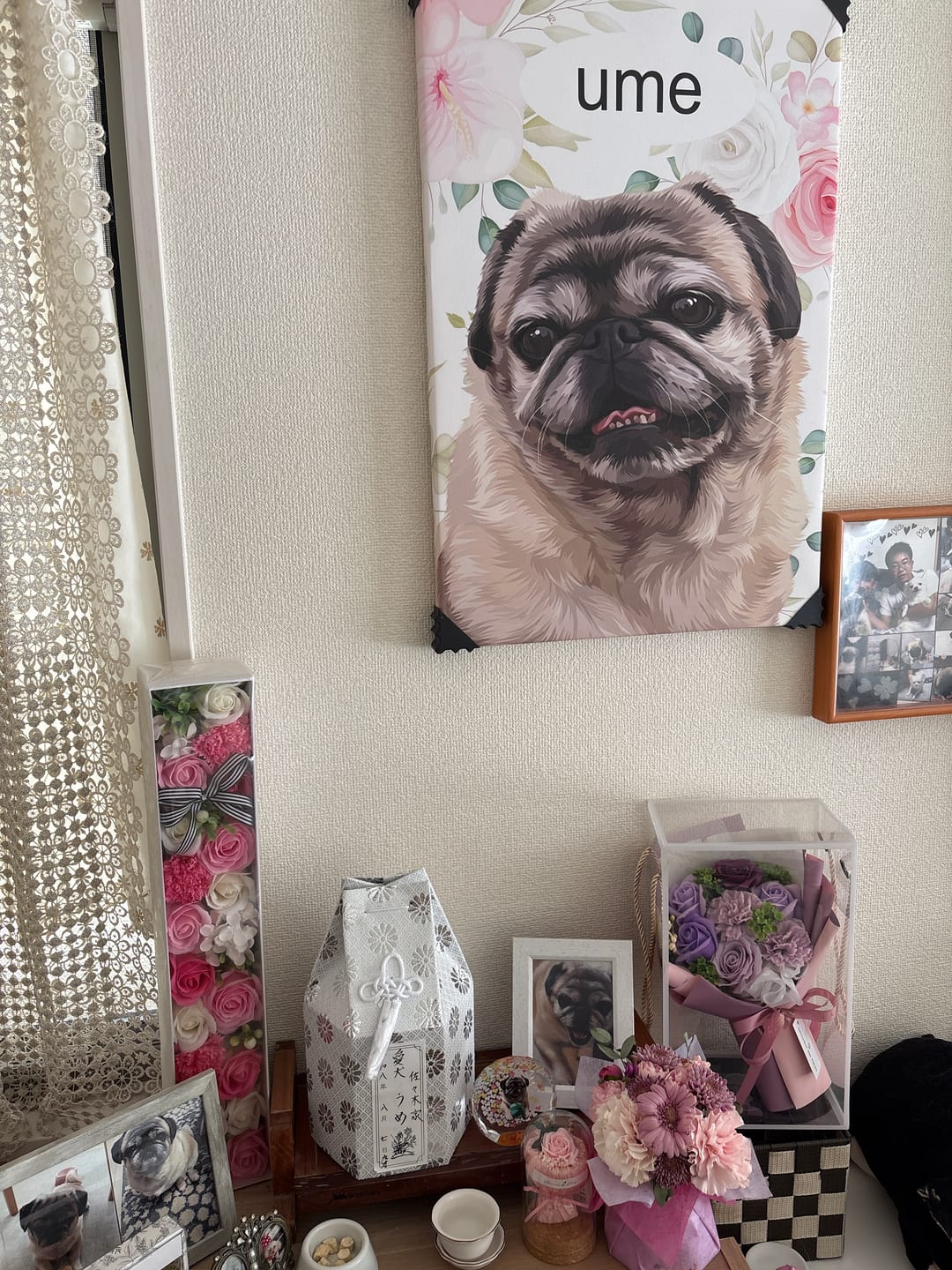 Customer photo review of Petcanva©オーダーメイド ペット似顔絵【3点セット】