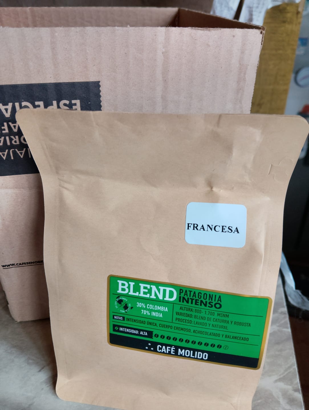 Customer photo review of Perú | Orgánico Chacra D´Dago Bolsa 250 gramos | MOLIDO