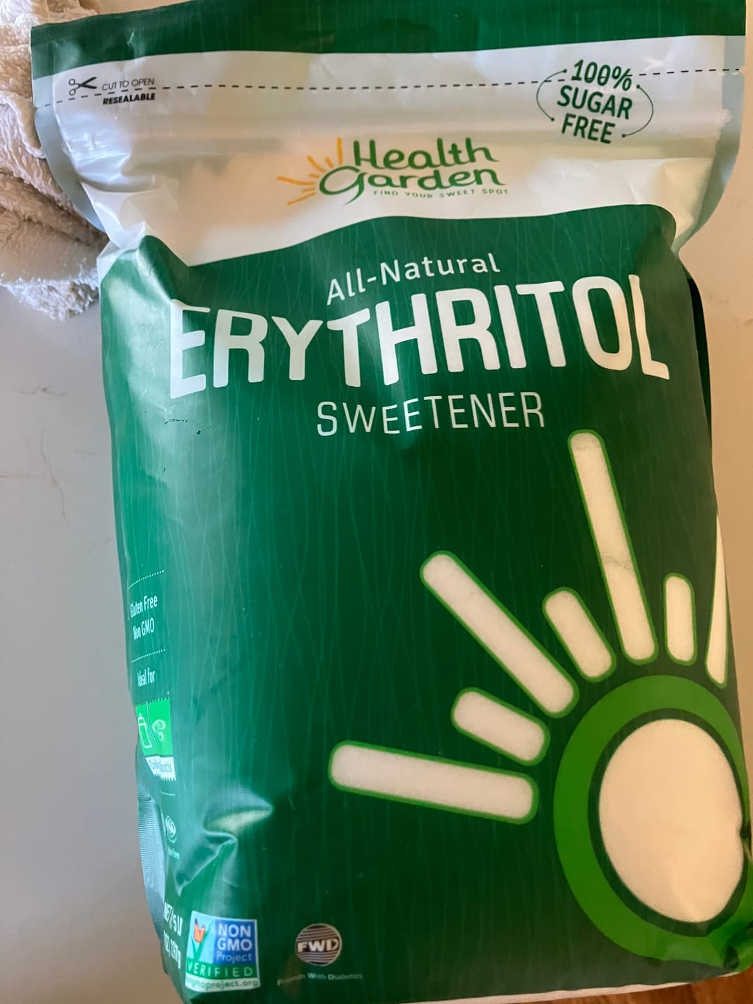 Customer photo review of Erythritol