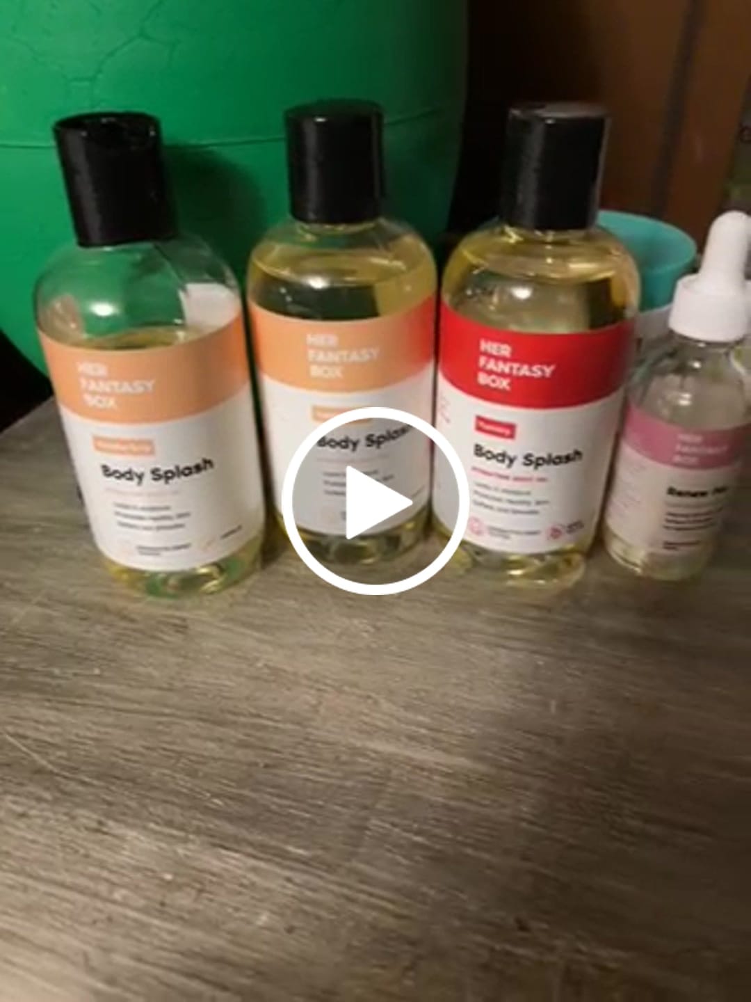 Customer video review of Body Splash - Skin Smoothing Body Oil (Vanilla Drip)