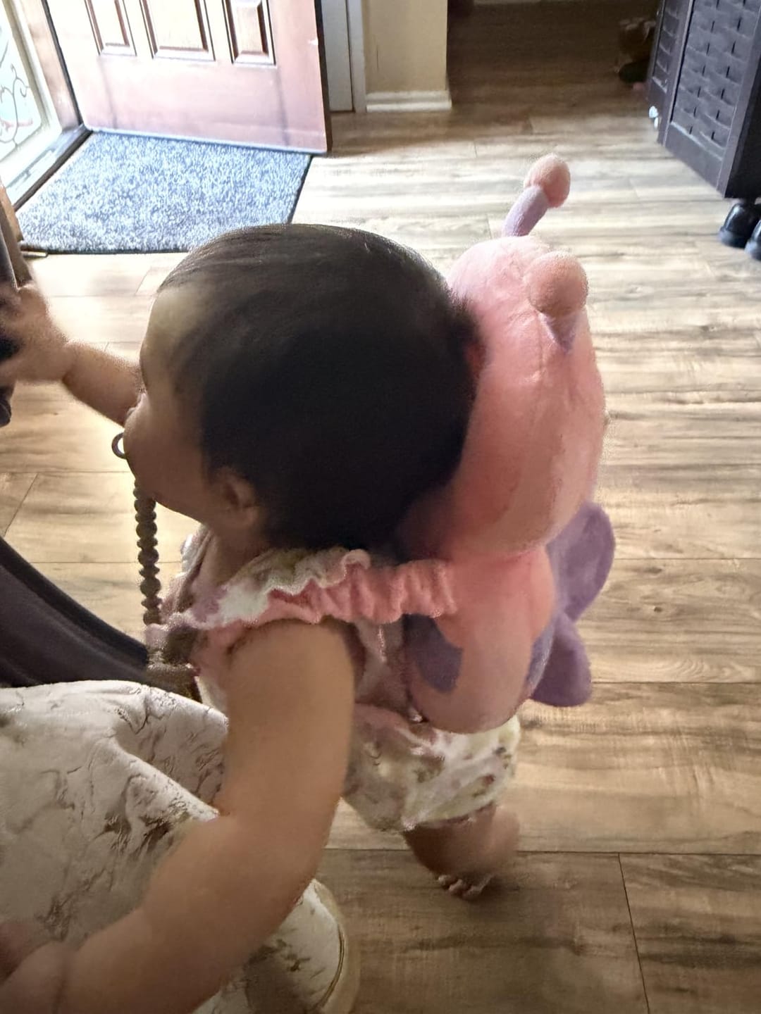 Customer photo review of Baby Head Protector Backpack