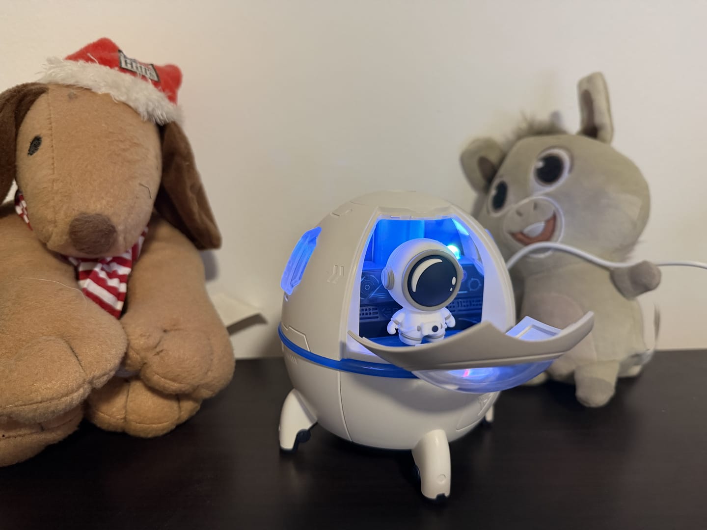 Customer photo review of Humidificador nave astronauta USB