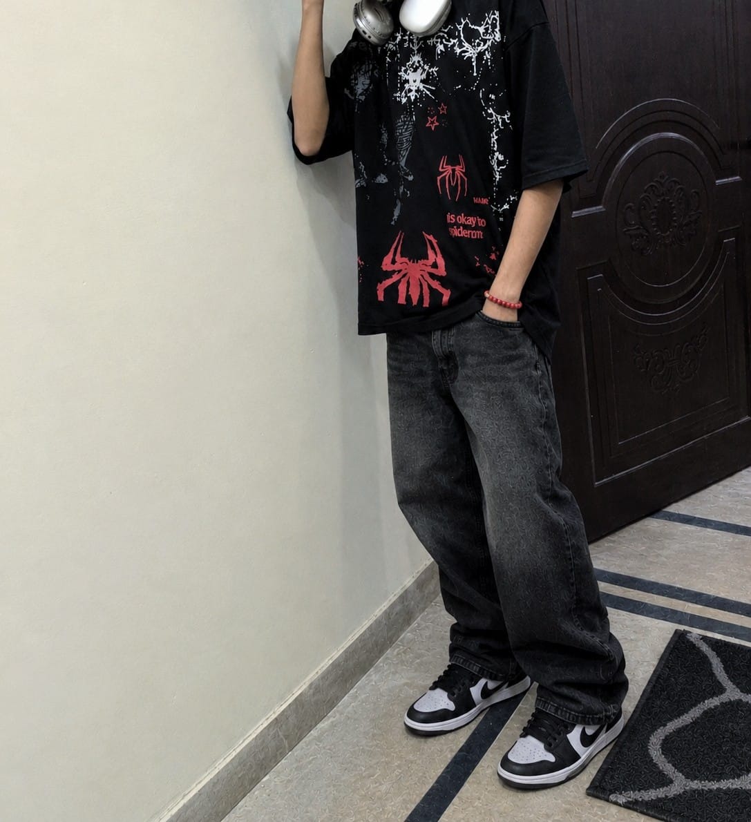 Customer photo review of Midnight Denim - Loose fit - UNISEX
