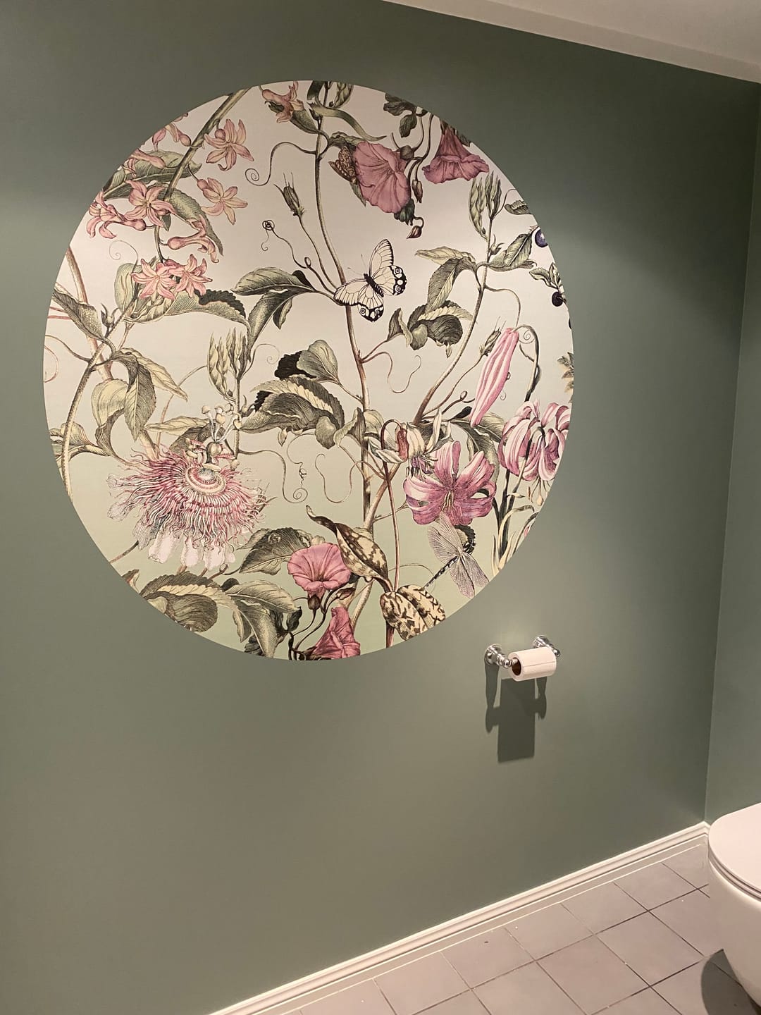 Customer photo review of Louloudi - Circular Mural - Self Adhesive