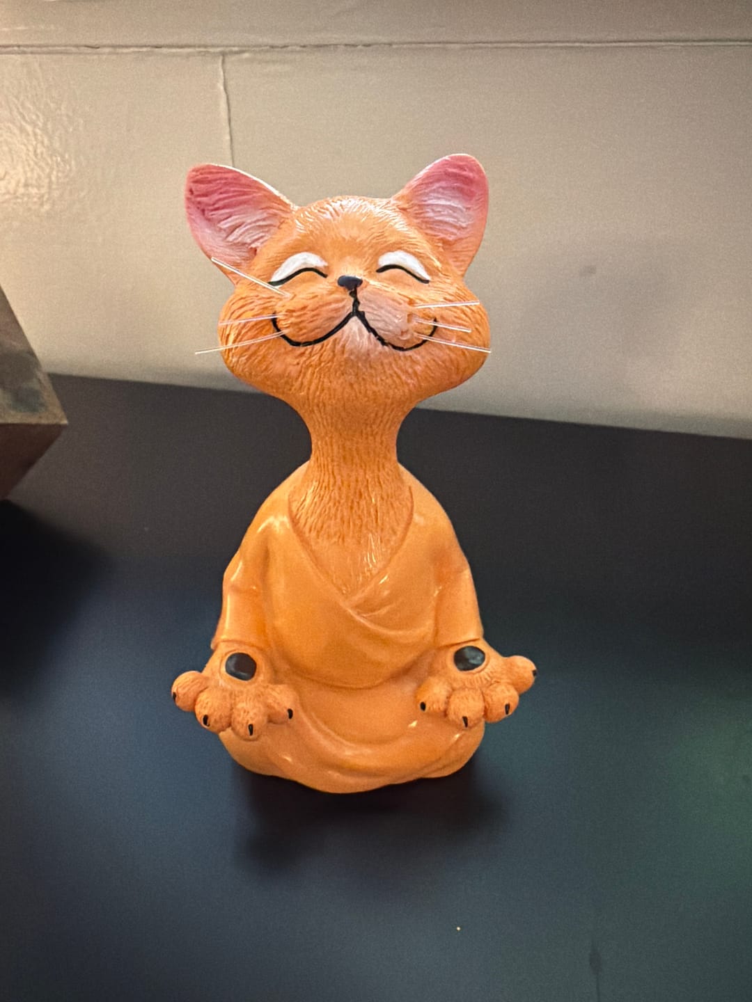 Customer photo review of Zen Cat Meditation Statue