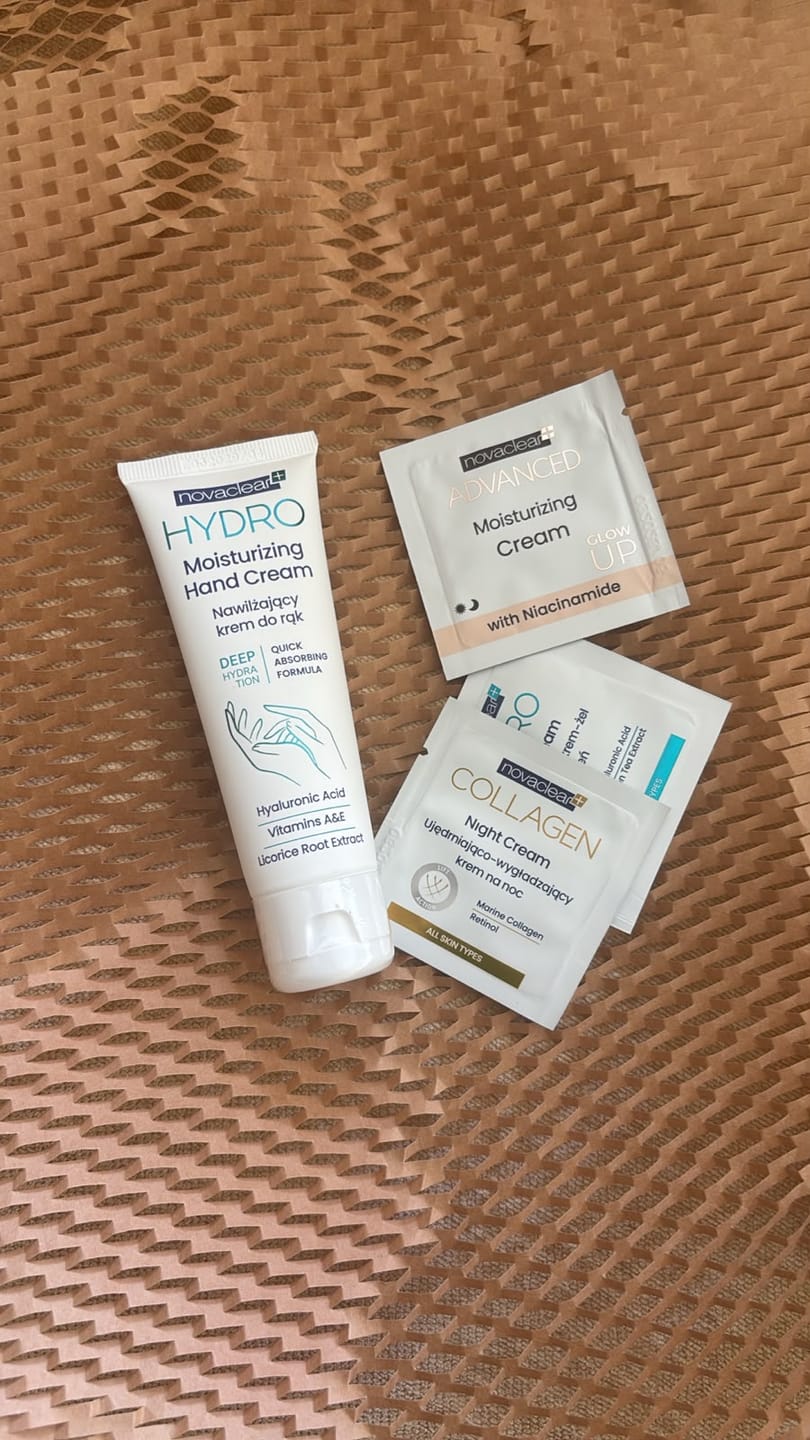 Customer photo review of Novaclear Hydro Hand Cream with Hyaluronic Acid – Fast-Absorbing Moisturizing & Nourishing Hand Care with Vitamins A&E and Licorice Extract – 50 ml