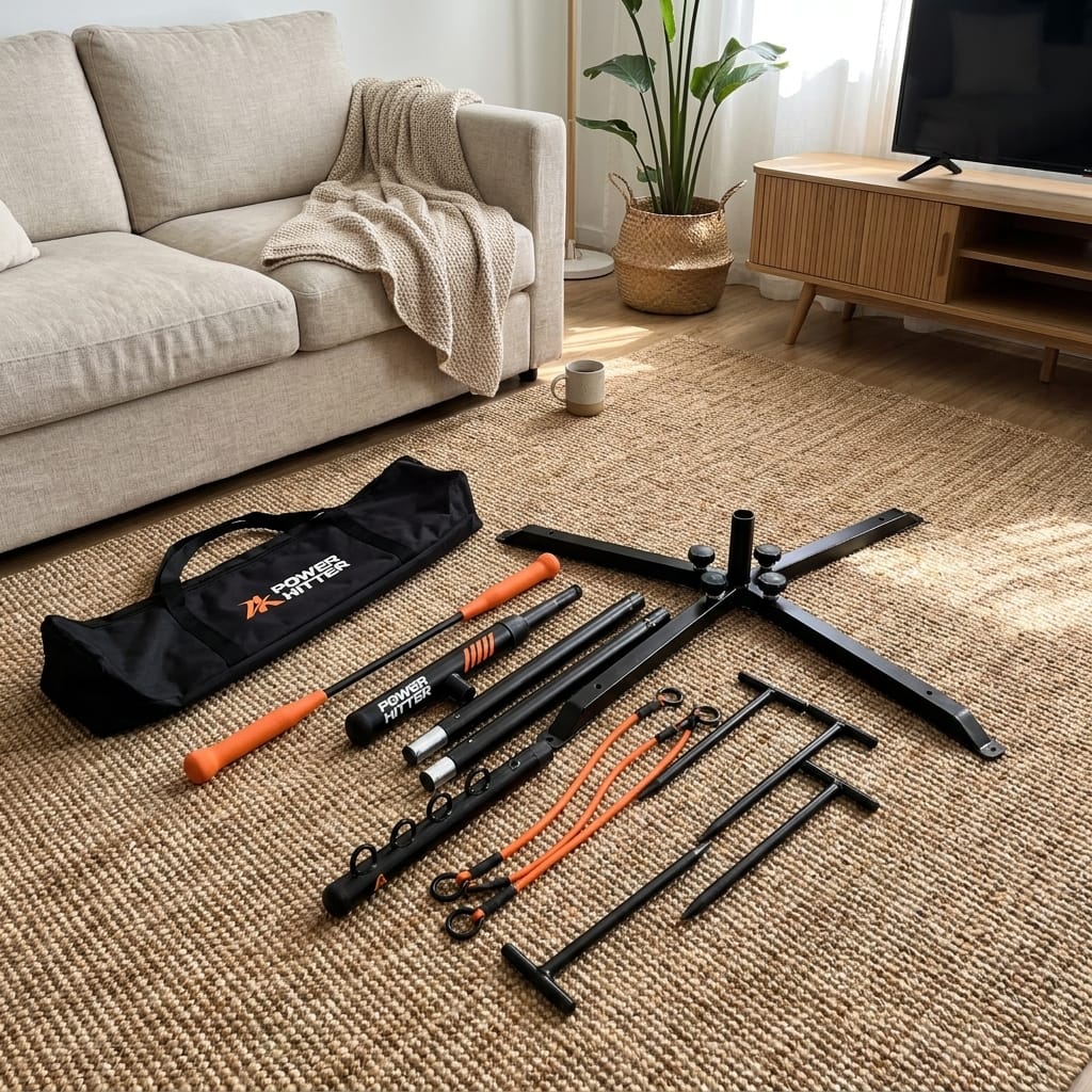 Customer photo review of Self-Resetting Batting Tee