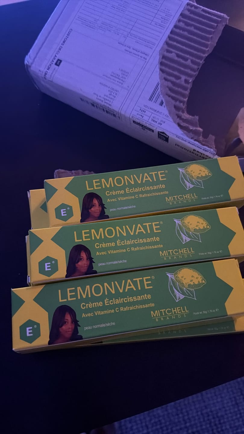 Customer photo review of Lemonvate Brightening Cream 50g / 1.76 fl oz