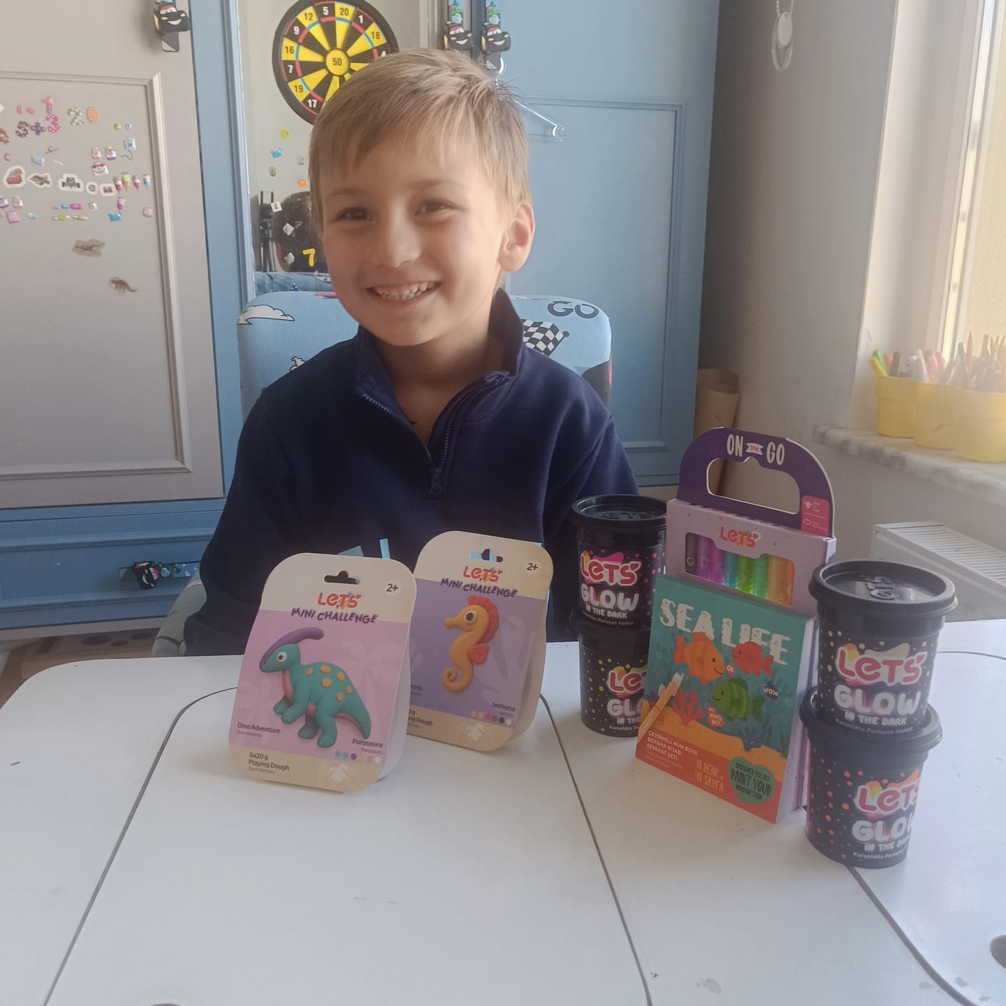 Customer photo review of Let's Oyun Hamuru & Mini Challenge Dino Macerası Serisi