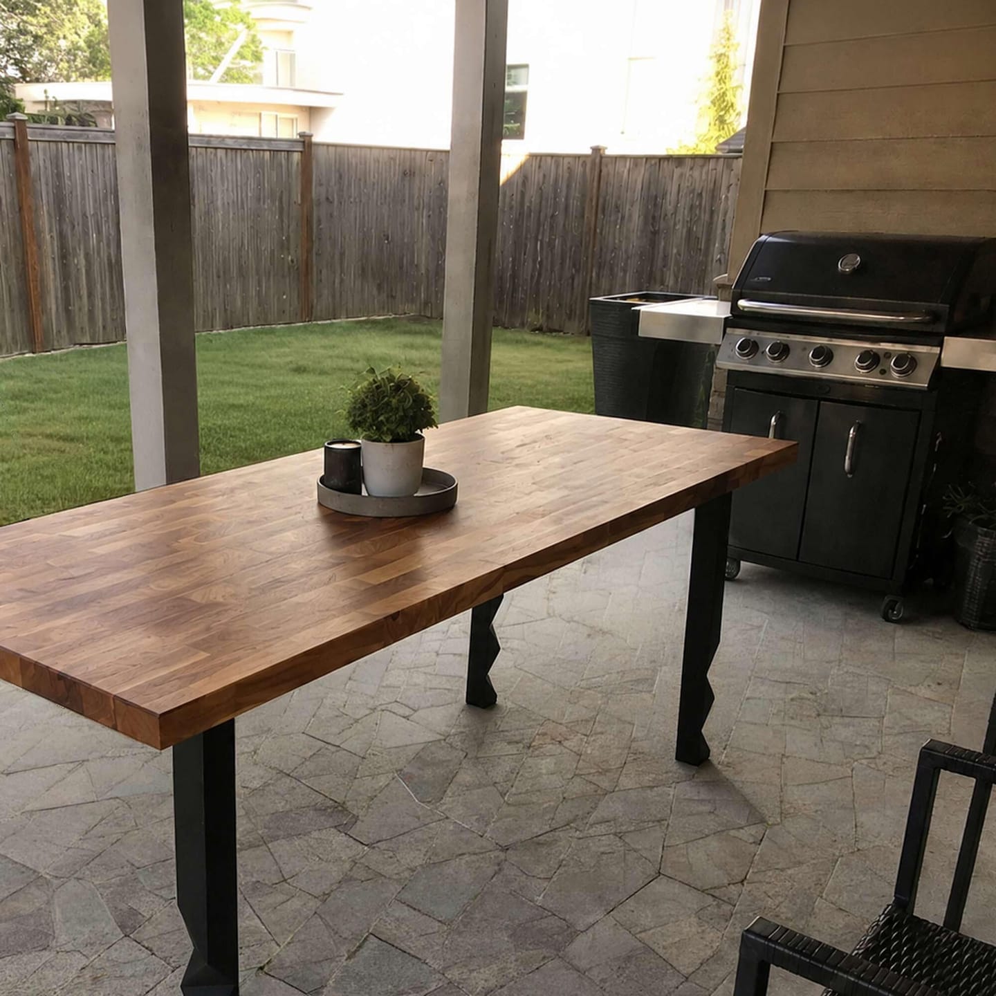 Customer photo review of Dining Table for Wooden Kitchen Furniture - 412 Pascal