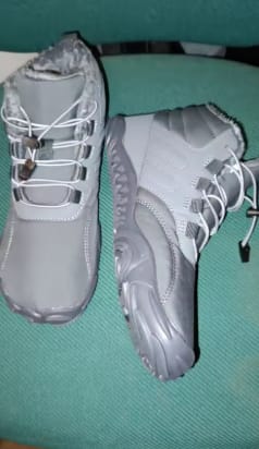 Customer photo review of Botines barefoot impermeables Confort Total