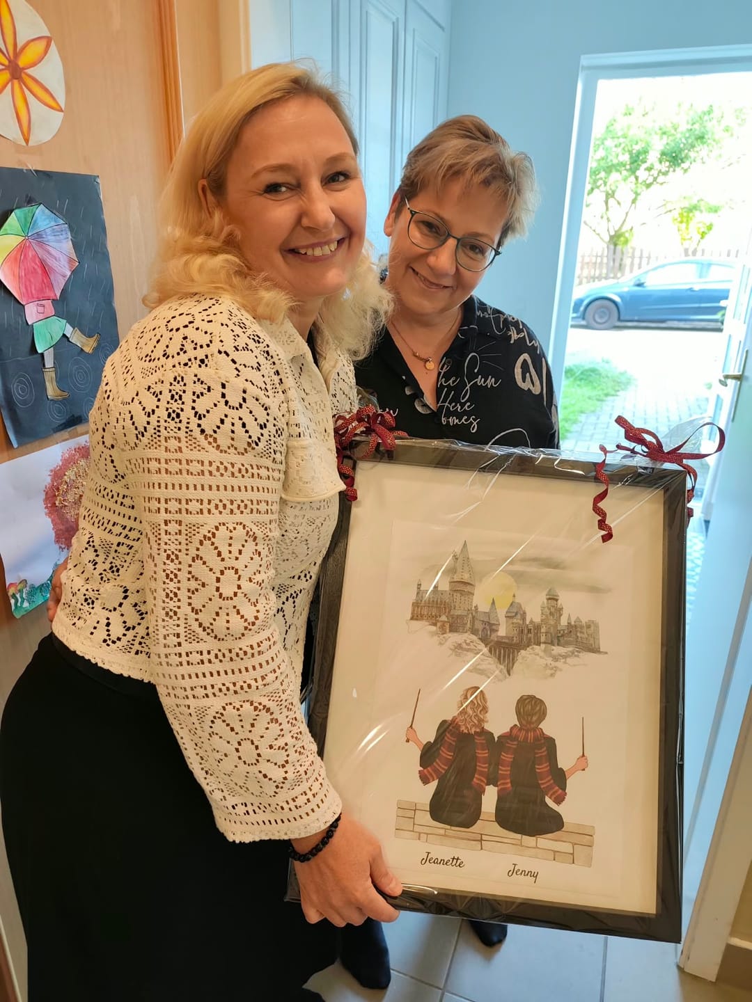 Customer photo review of Beste Zauberinnen - Personalisiertes Poster Freundinnen (2-3 Frauen)