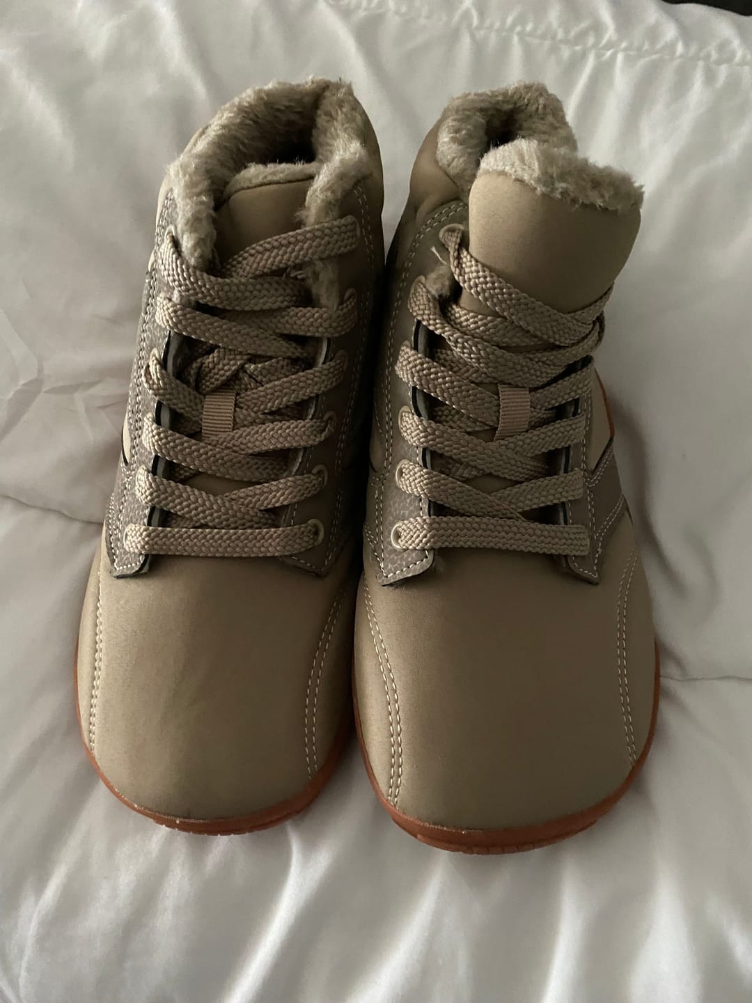 Customer photo review of Botas Barefoot trekking impermeables térmicas