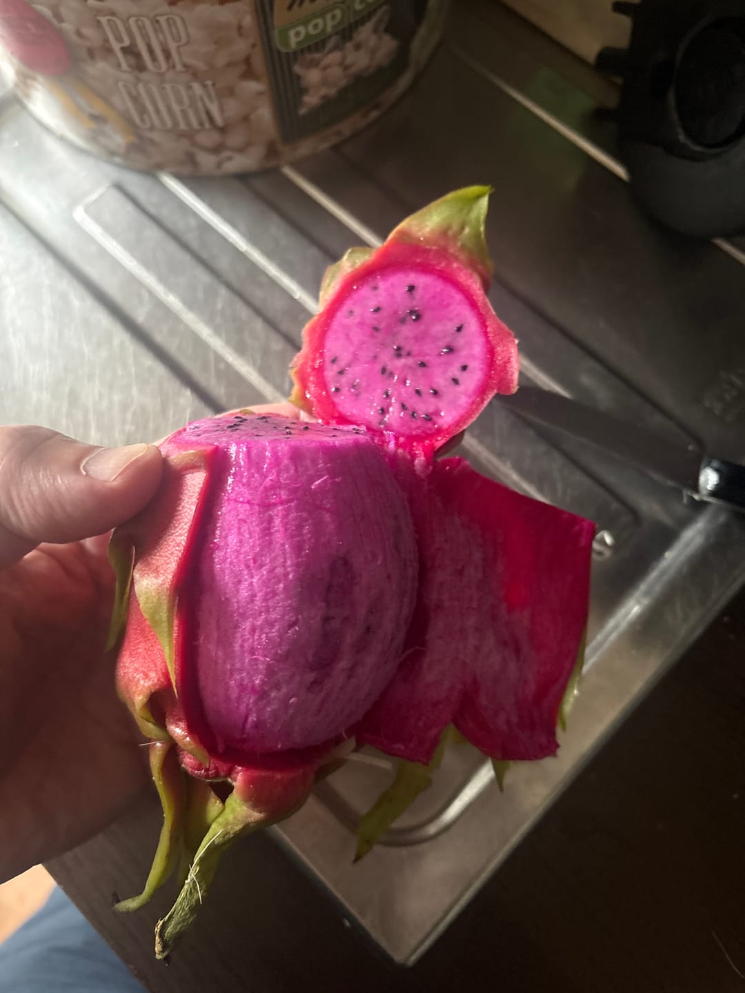 Customer photo review of Drachenfrucht-Rarität pink Bio von Salvador