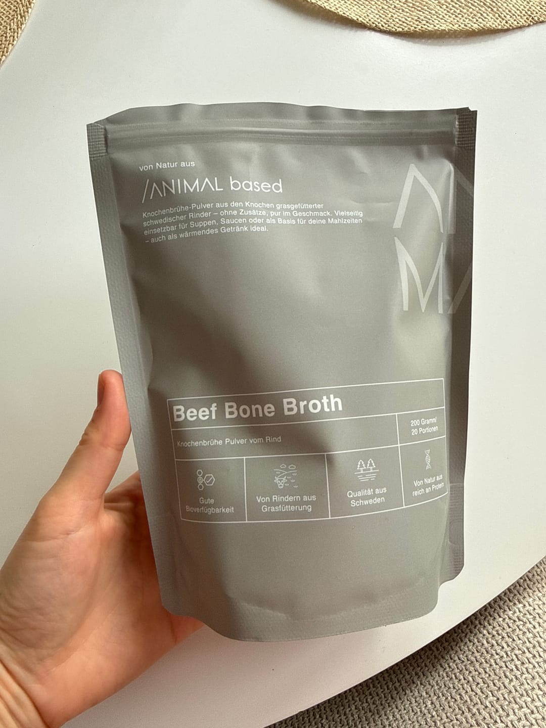 Customer photo review of Knochenbrühe Pulver 200g