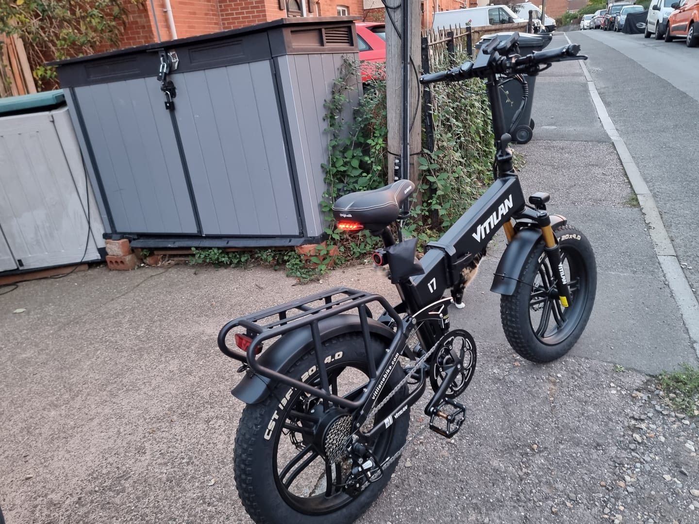 Customer photo review of I7 Pro 3.0 Folding Full Suspension Electric Bike