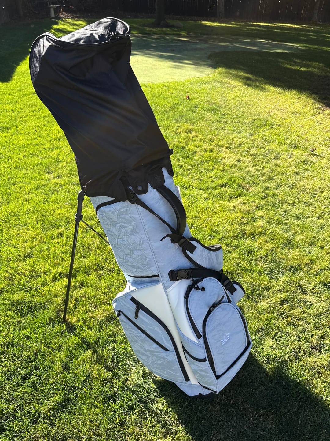 Customer photo review of LUX G-Exotics Women's 9.5" Hybrid Stand 14: Ocean Floor & White  [Customize]