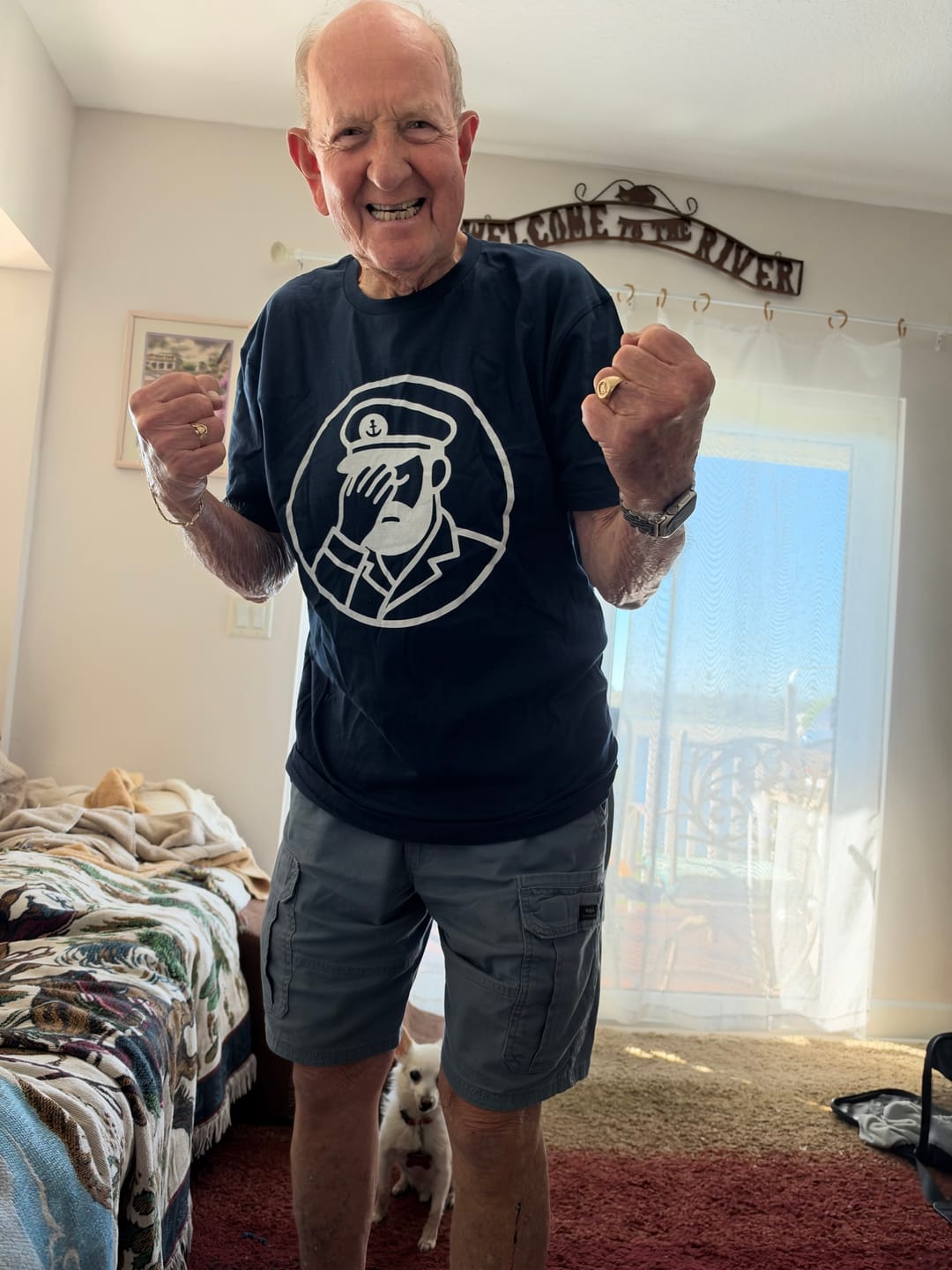 Customer photo review of Disappointed Captain T-Shirt