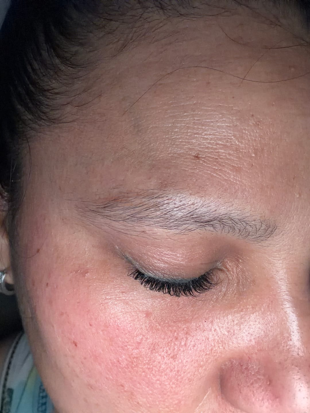 Customer photo review of Lash Bond & Seal - White 10ml