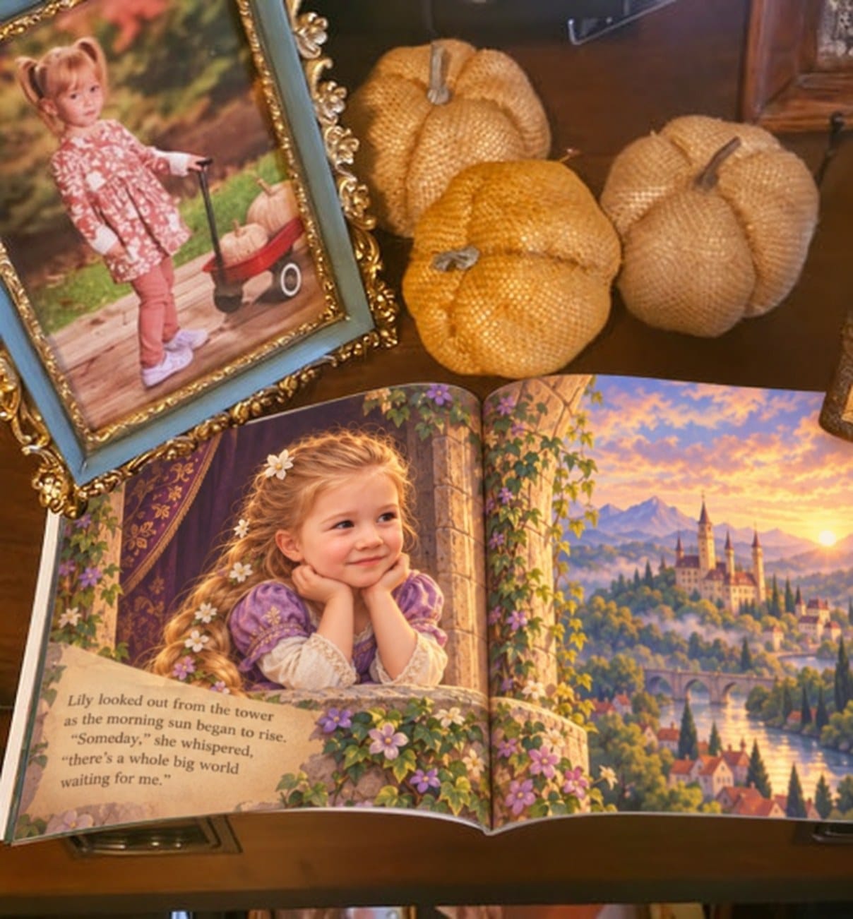 Customer photo review of Amelia and the Beast’s Enchanted Castle — Personalized Storybook