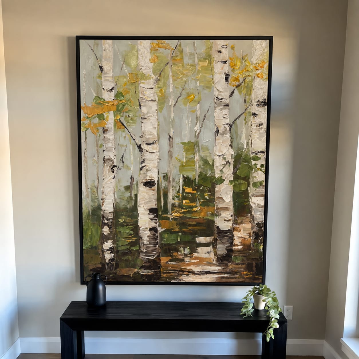 Customer photo review of Tree Abstract Textured Wall Art #TP039