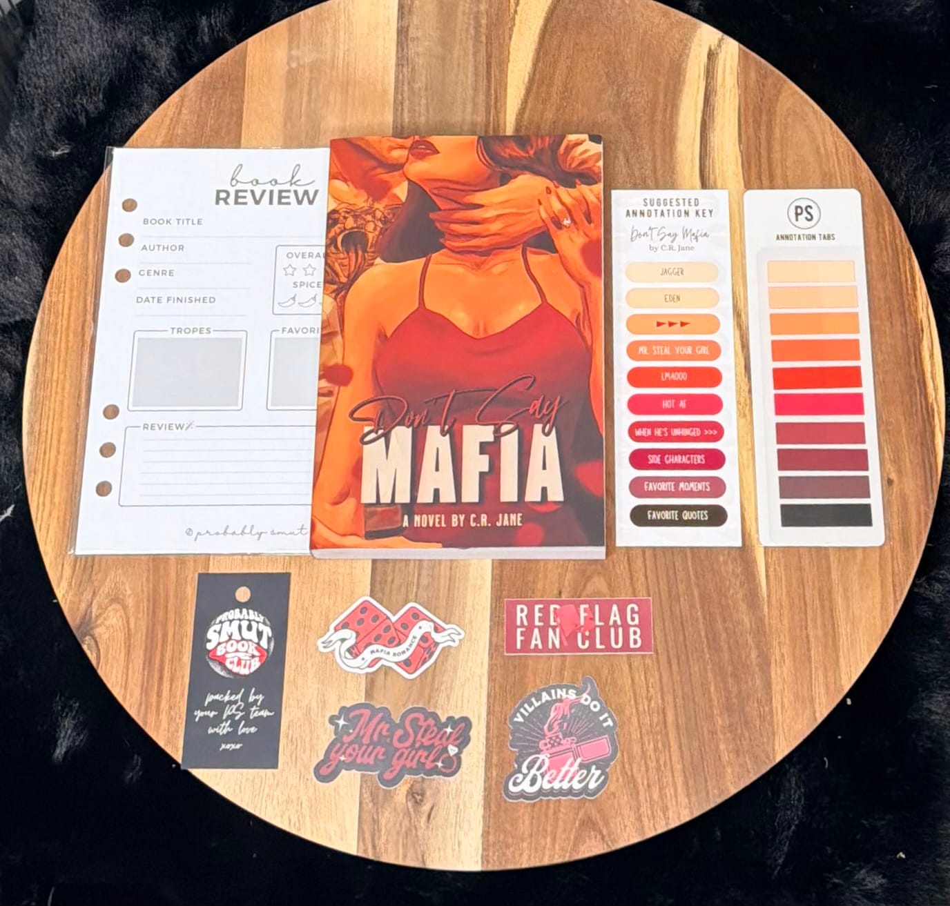 Customer photo review of smut slut book club subscription