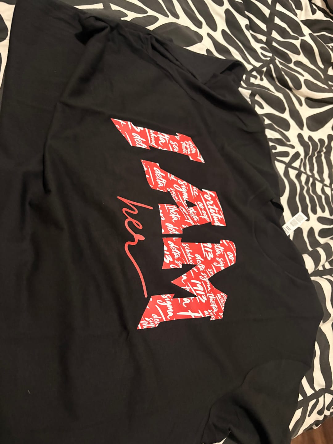 Customer photo review of Short Sleeve I am Her Tee