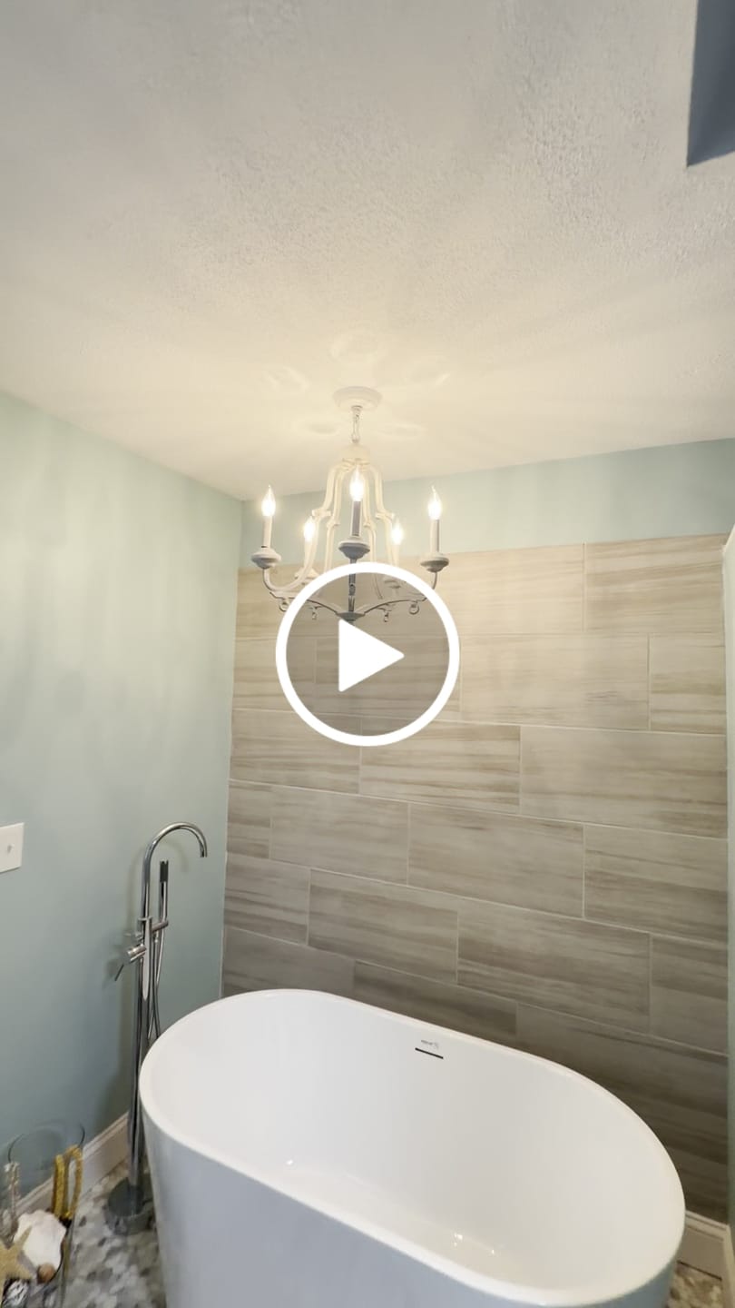 Customer video review of 5-Light Distressed White Shabby Chic Candle Style Chandelier