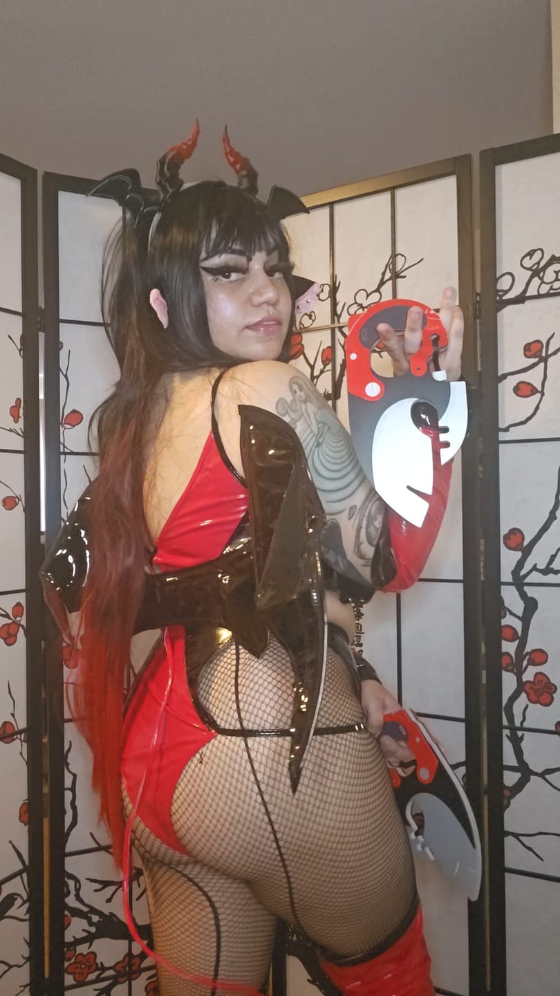 Customer photo review of Cosplay Red Devil Costume KO78
