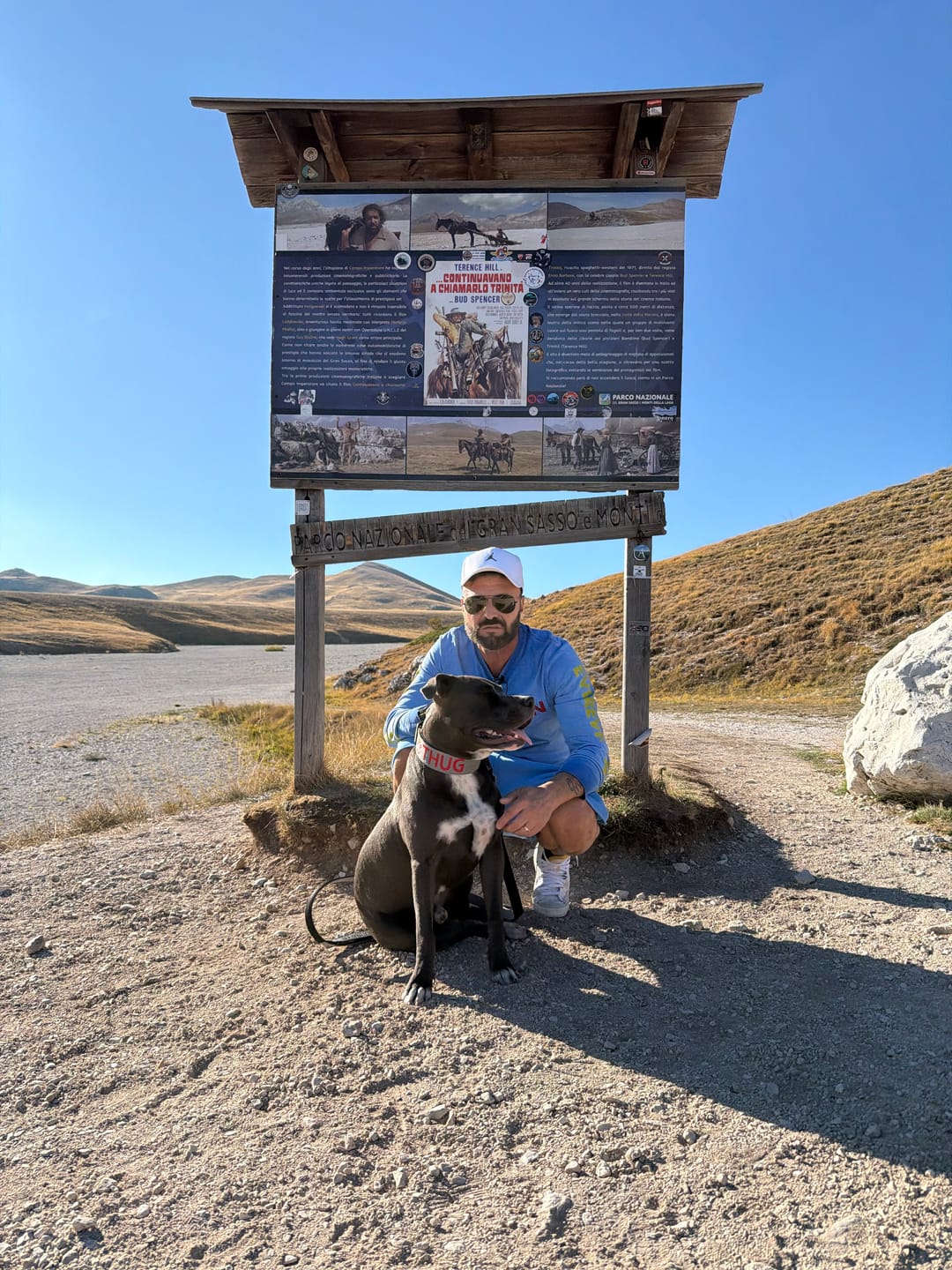 Customer photo review of 1.4m Swivel Combat Leash | Anti-Tangle & Secure Clip - Metal Grey