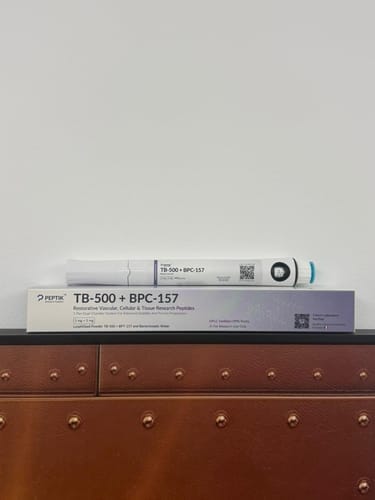 Customer photo review of TB-500 + BPC-157 Lyophilized Vial + Sterile Water