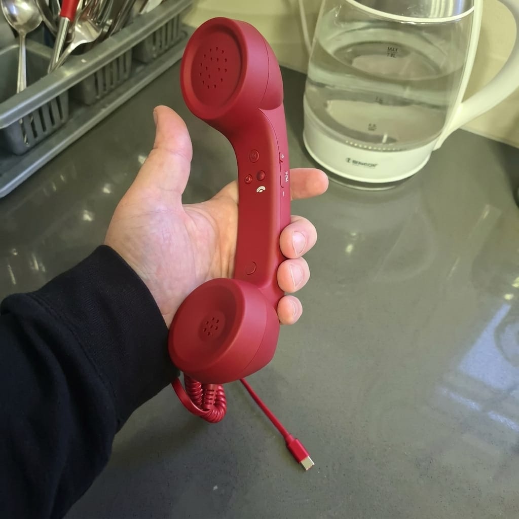 Customer photo review of Telefono Retro Para Celular