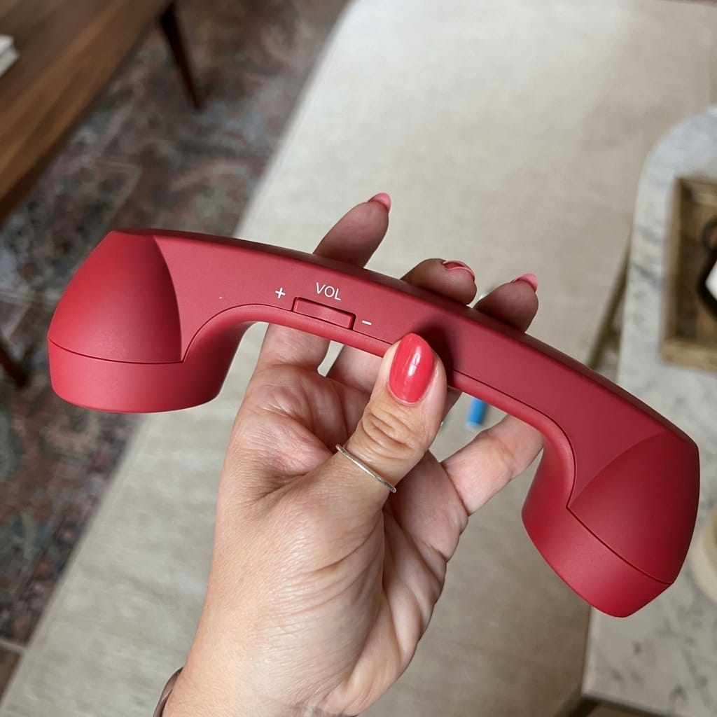 Customer photo review of Telefono Retro Para Celular