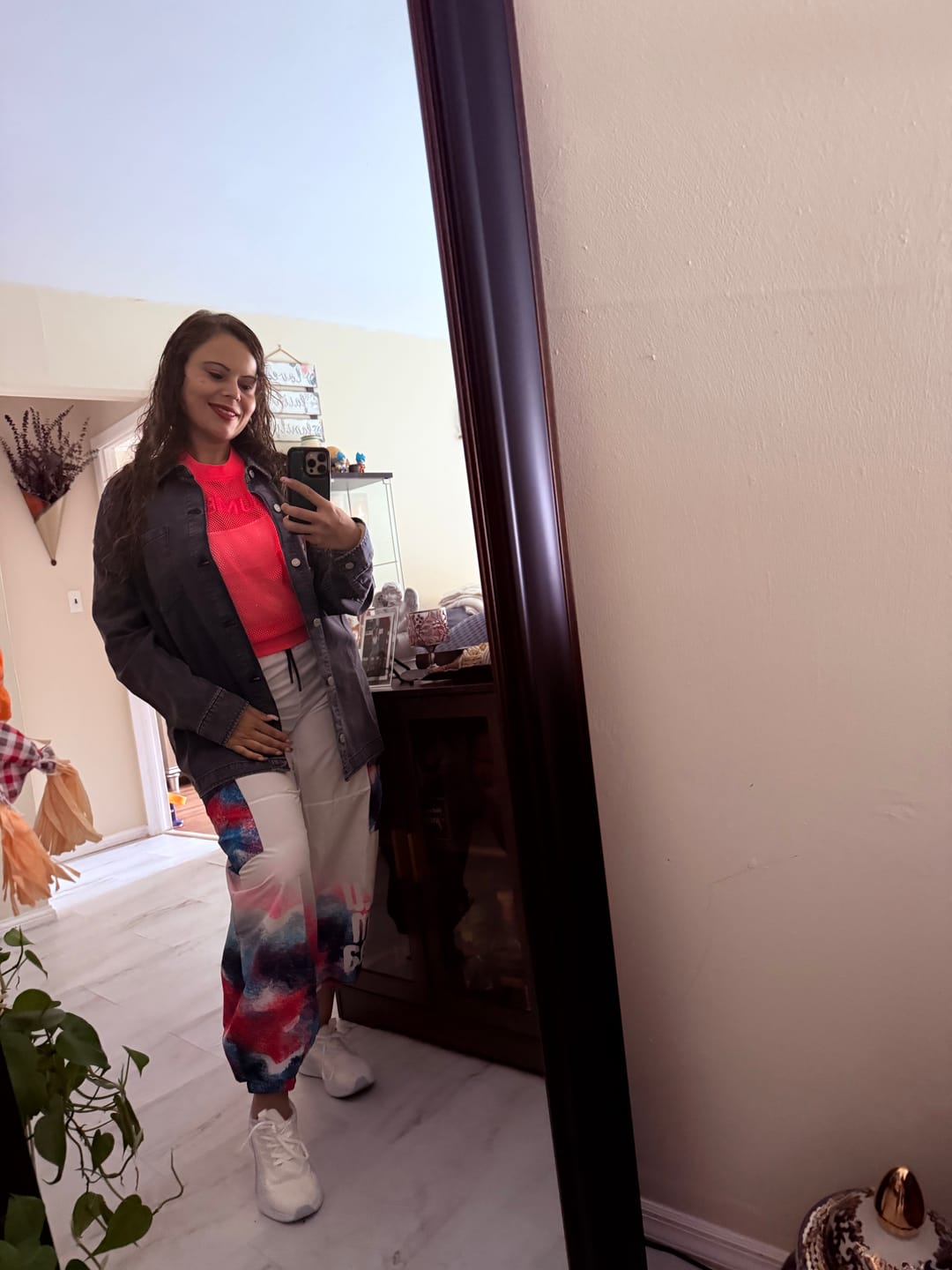 Customer photo review of Apres Zumba Button-Up Shacket