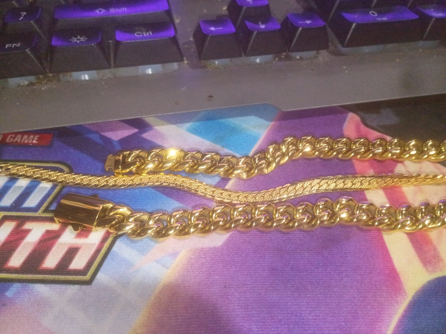 Customer photo review of 10mm Solid Miami Cuban Chain