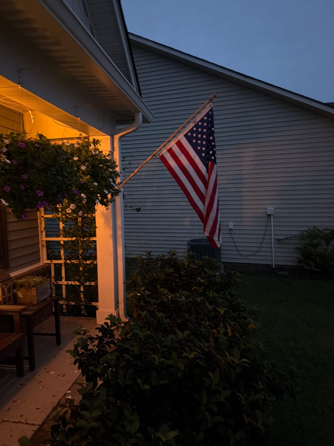 Customer photo review of 3' x 5' American Flag Set