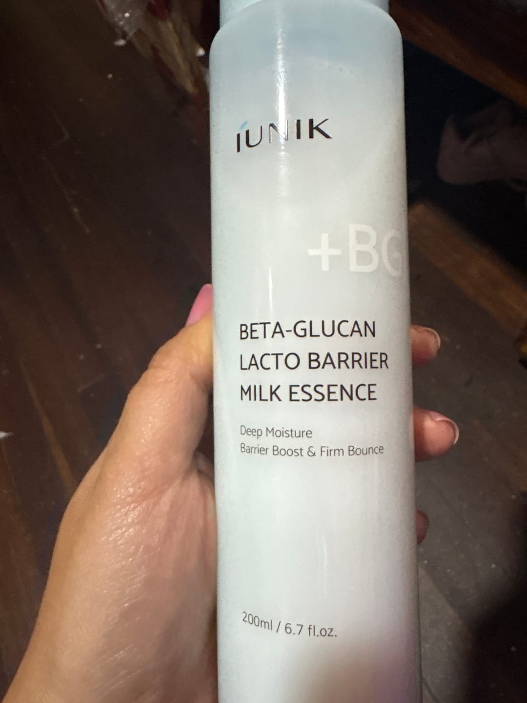 Customer photo review of Beta-Glucan Lacto Barrier Milk Essence
