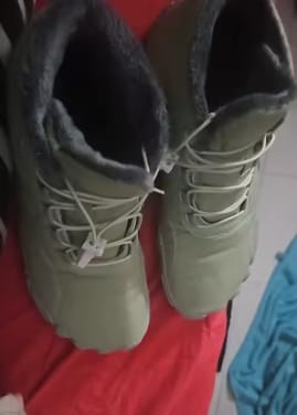 Customer photo review of Botines barefoot impermeables Confort Total