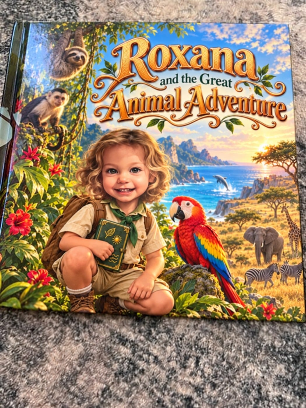 Customer photo review of Amelia and the Beast’s Enchanted Castle — Personalized Storybook