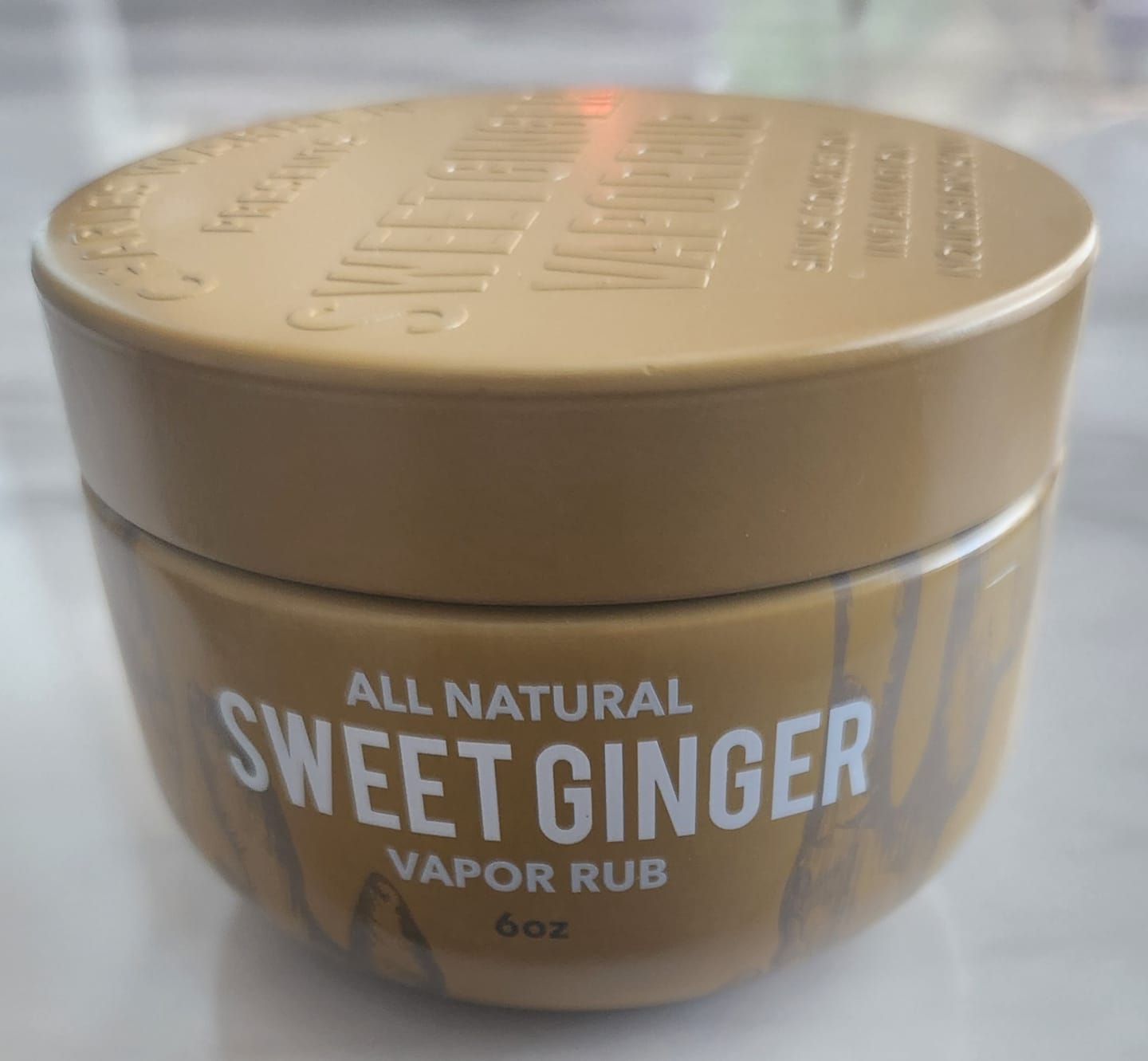 Customer photo review of Extra Strength Sweet Ginger Vapor Rub Stick