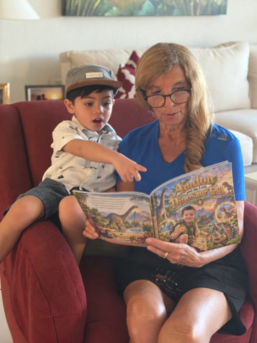 Customer photo review of Amelia and the Beast’s Enchanted Castle — Personalized Storybook
