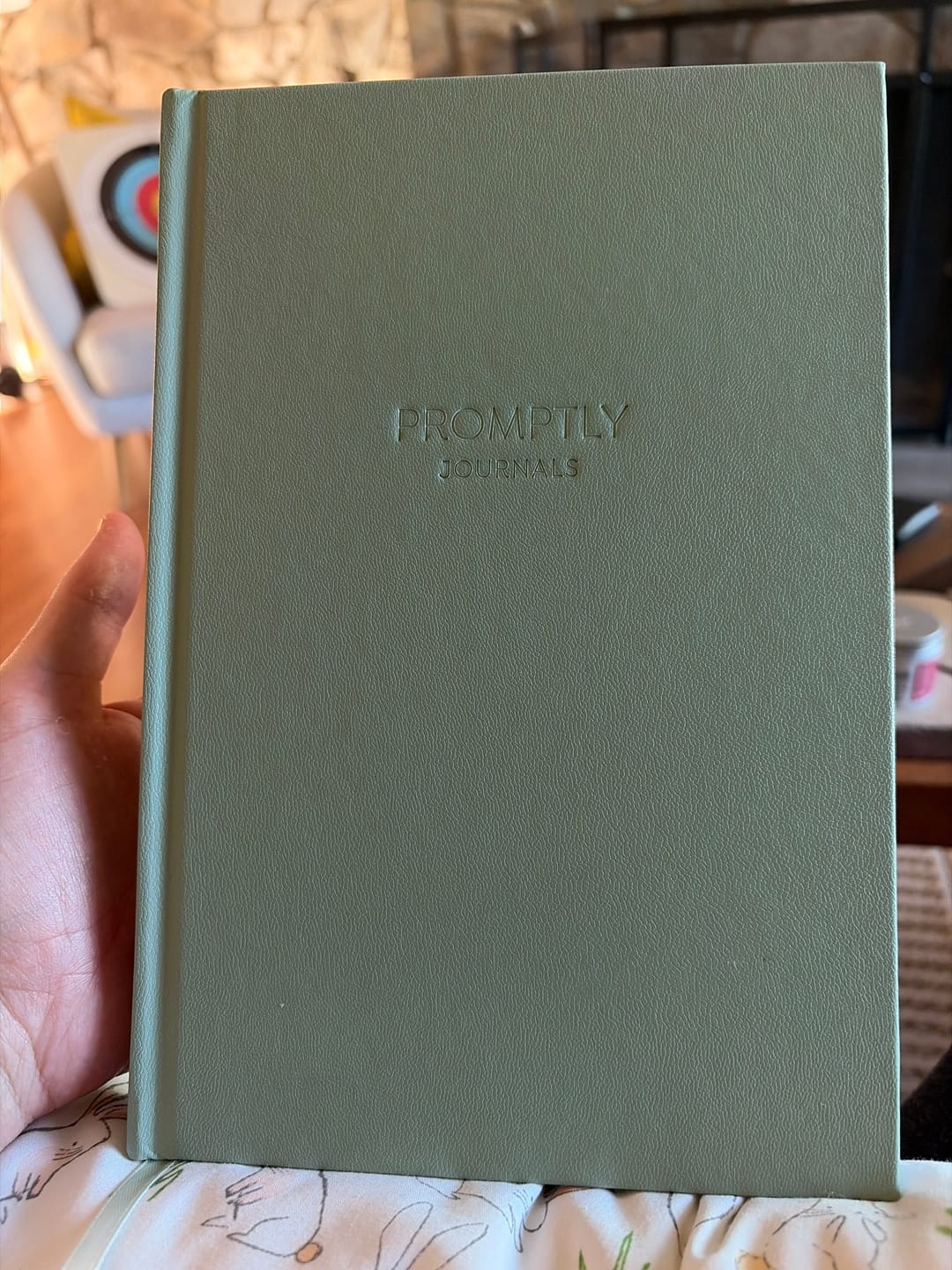 Customer photo review of A Complete Childhood History: From Pregnancy to 18 Years Old (Aloe Green, Leatherette)