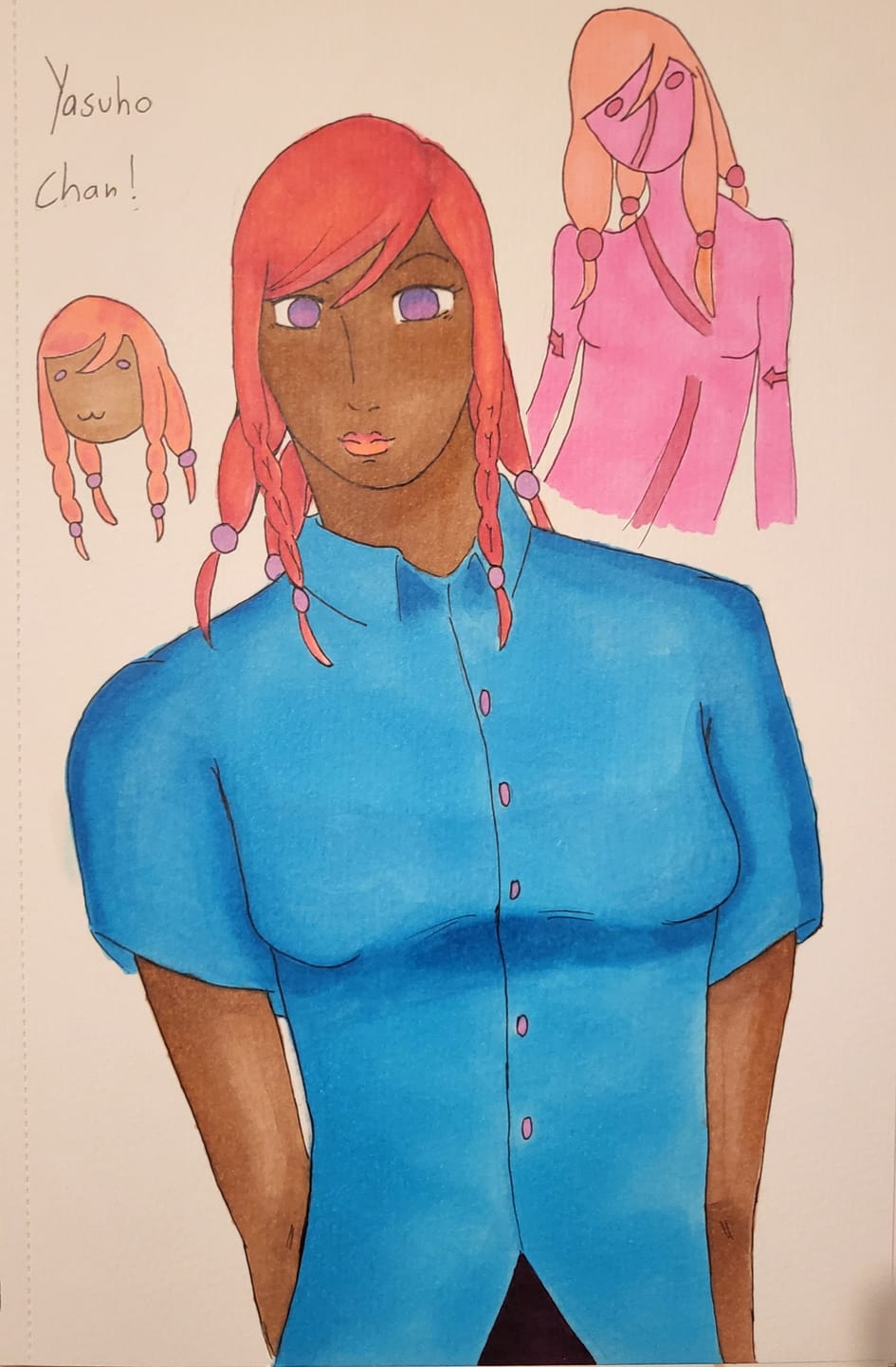 Customer photo review of Ohuhu Oahu 40 Colors Dual Tips Alcohol Art Markers, Fine & Chisel