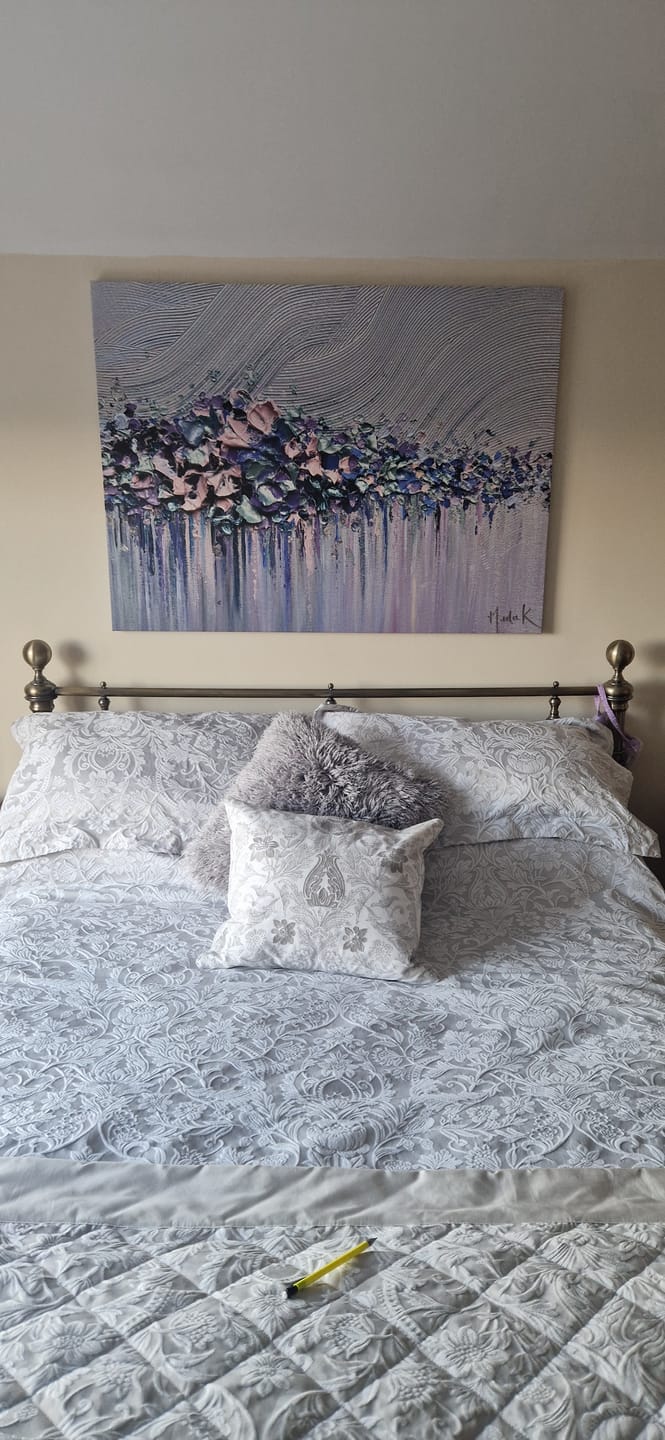 Customer photo review of Bleeding Devotion Canvas Print