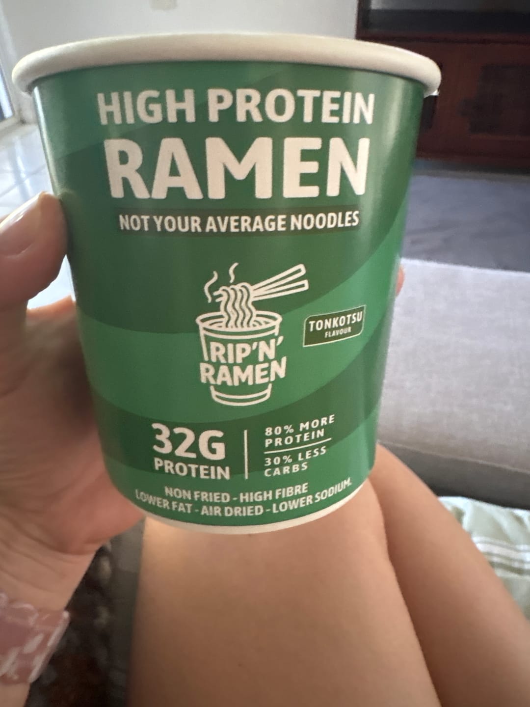 Customer photo review of Rip'N'Ramen 32G High Protein Ramen