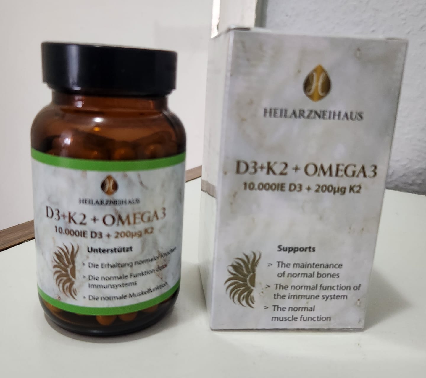 Customer photo review of Vitamin D3 + K2 + Omega 3 Kapseln