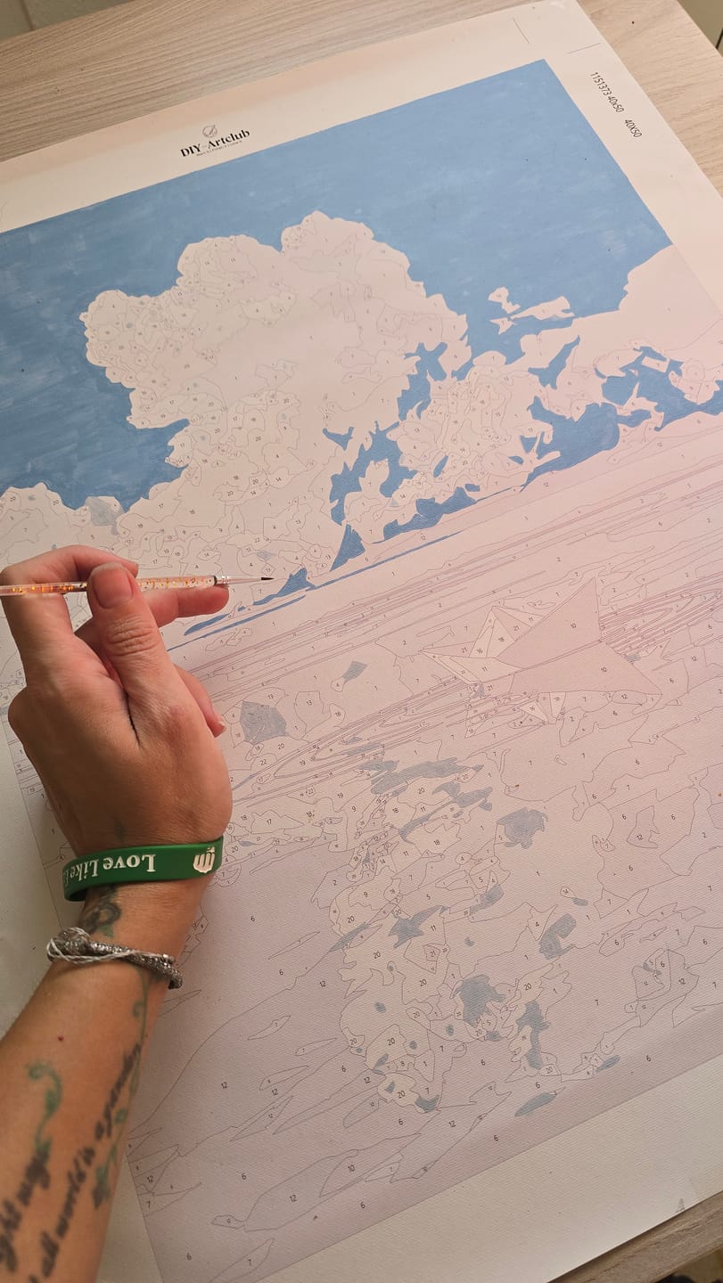 Customer photo review of Paper Dreams | Paint by Number