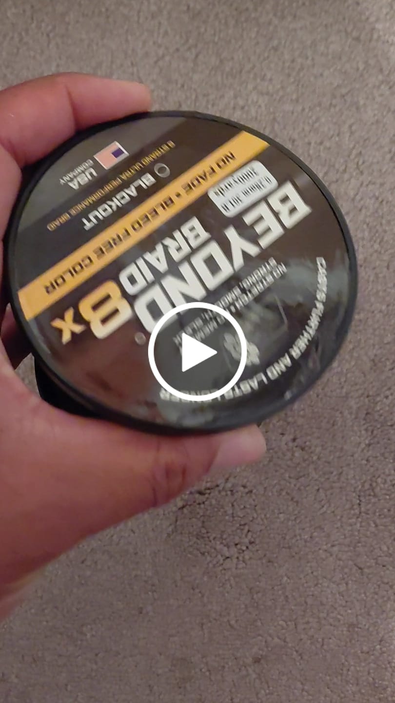 Customer video review of Blackout 8X NO FADE BRAID - Ultra Performance 8 Strand