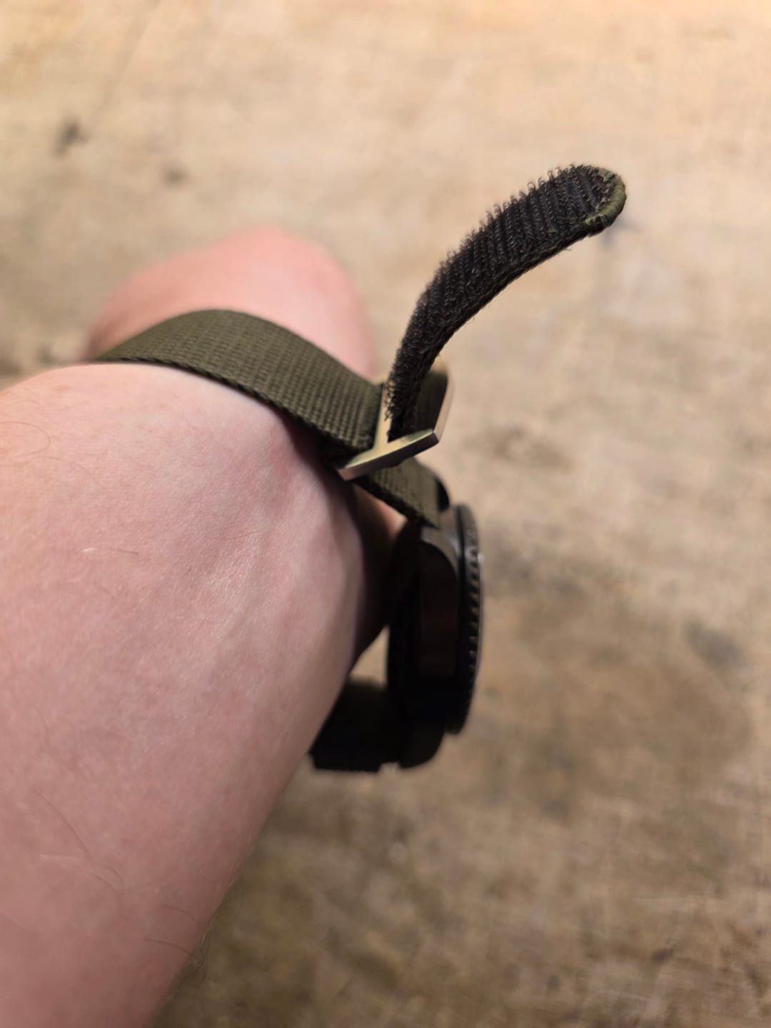 Customer photo review of Glomar Explorer - Hook And Loop Watch Strap