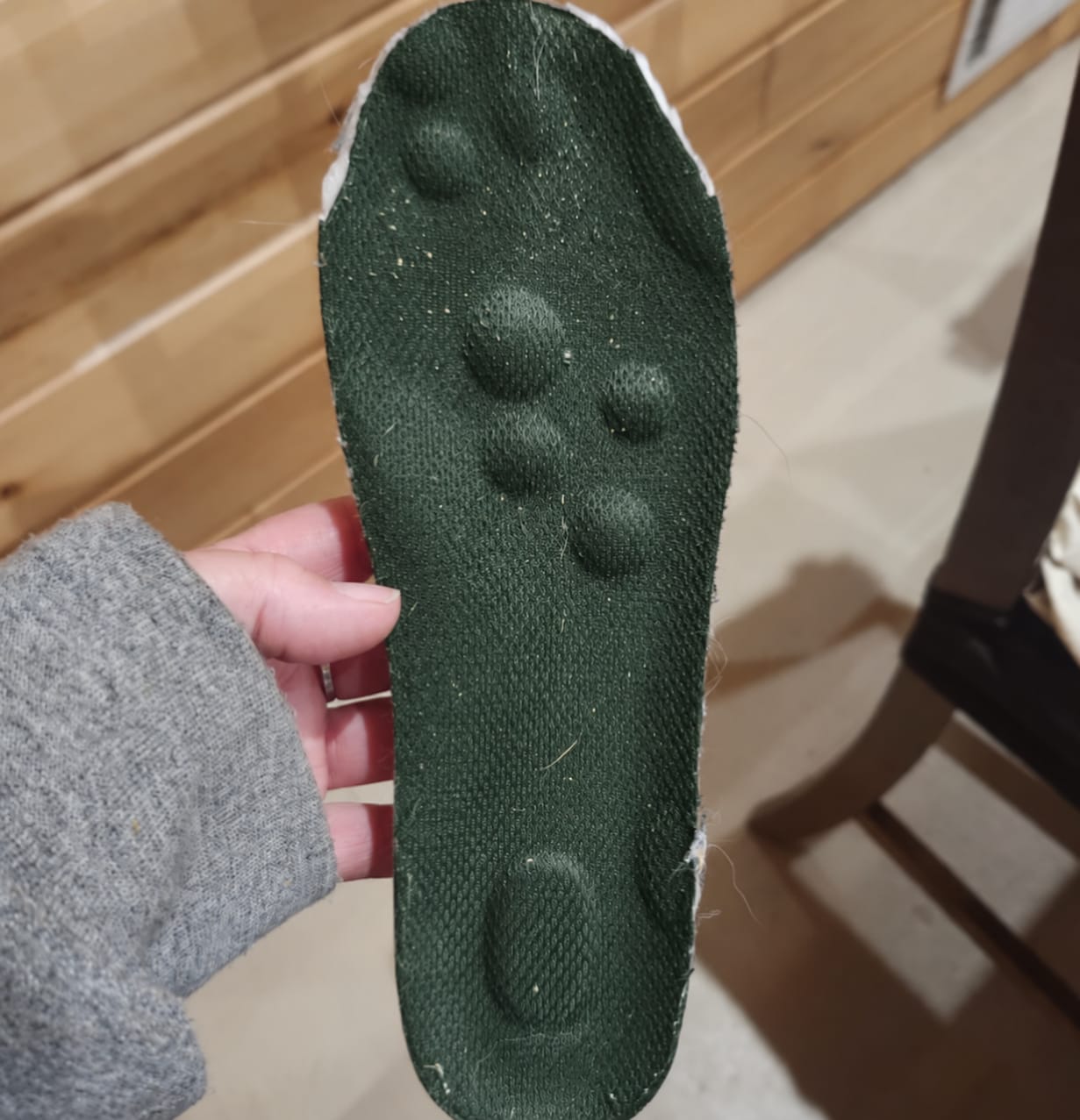 Customer photo review of Naprelle Cloud Insoles